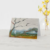 Abstracte structuur kaart (Gele Bloem)