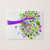 Abstracte structuur met ventilatorpatronen legpuzzel (Horizontaal)