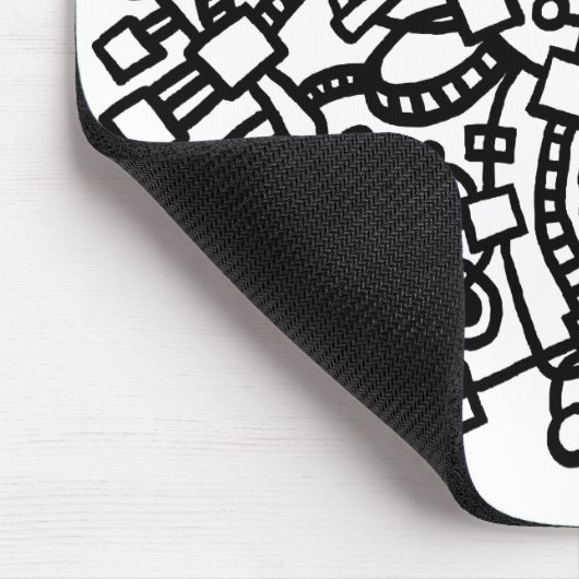 Abstracte structuur muismat (Hoek)