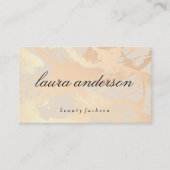 Abstracte structuur penseelstreken visitekaartje (Voorkant)