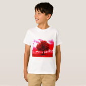 Abstracte structuur t-shirt (Voorkant volledig)
