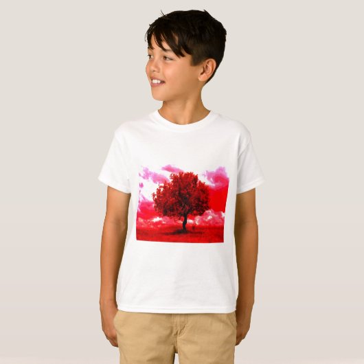 Abstracte structuur t-shirt (Voorkant volledig)