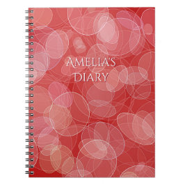 Abstracte structuur van het rode hoekeffect. Tekst Notitieboek