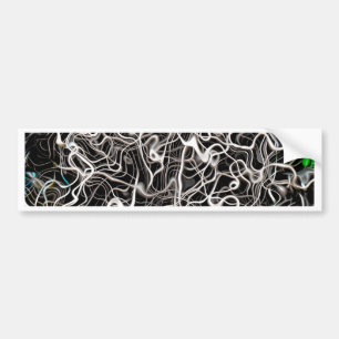 Abstracte structuur van patroonachtergrond bumpersticker