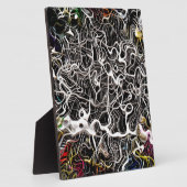 Abstracte structuur van patroonachtergrond fotoplaat (Zijkant)