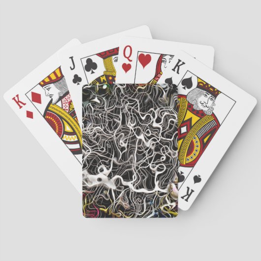 Abstracte structuur van patroonachtergrond pokerkaarten (Achterkant)