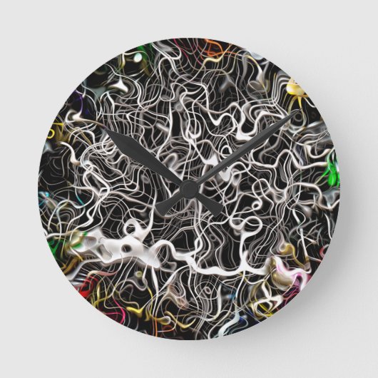 Abstracte structuur van patroonachtergrond ronde klok (Voorkant)