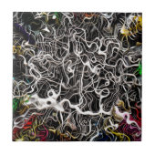 Abstracte structuur van patroonachtergrond tegeltje (Voorkant)