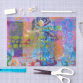 Abstracte structuurafdruk tissuepapier (Craft)