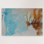 Abstracte structuurverf legpuzzel (Horizontaal)