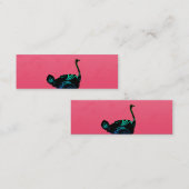 Abstracte struisvogels visitekaartjes (Voorkant / Achterkant)