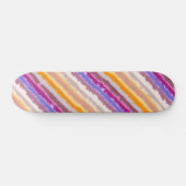 Abstracte Studio Stripes Persoonlijk Skateboard (Horizontaal)