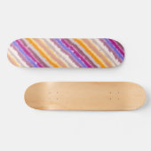 Abstracte Studio Stripes Persoonlijk Skateboard (Horizontaal)