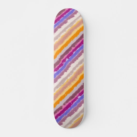 Abstracte Studio Stripes Persoonlijk Skateboard (Voorkant)