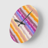 Abstracte Studio Stripes Ronde Klok (Hoek)