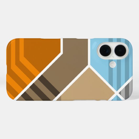 Abstracte subductiezone Case-Mate iPhone case (Achterkant (horizontaal))