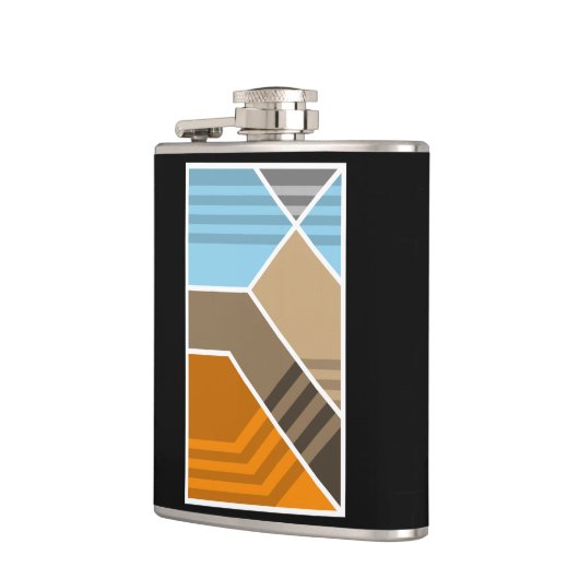 Abstracte subductiezone heupfles (Links)