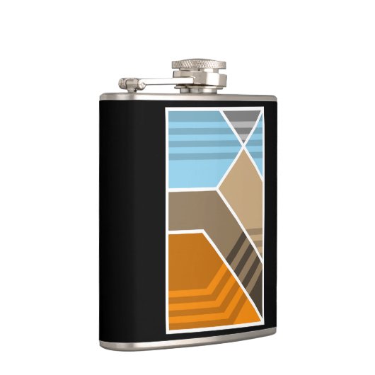 Abstracte subductiezone heupfles (Rechts)