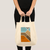 Abstracte subductiezone tote bag (Voorkant (product))