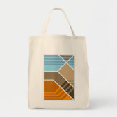 Abstracte subductiezone tote bag (Voorkant)
