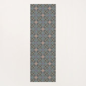 Abstracte Succulente Tuin Rosette Trellis Pattern Yogamat (Achterkant)