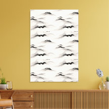 Abstracte Sumi-inktwas Zen-rijstpapier Minimalisti