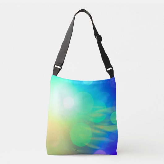 Abstracte Summer Blue Sky met Sun Sunshine Crossbody Tas (Voorkant)