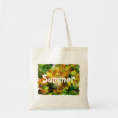 ABSTRACTE SUMMER-BOMEN TOTE BAG (Voorkant)