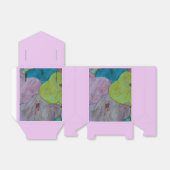 Abstracte Summer Floral Favor Box Bedankdoosjes (Uitgevouwen)