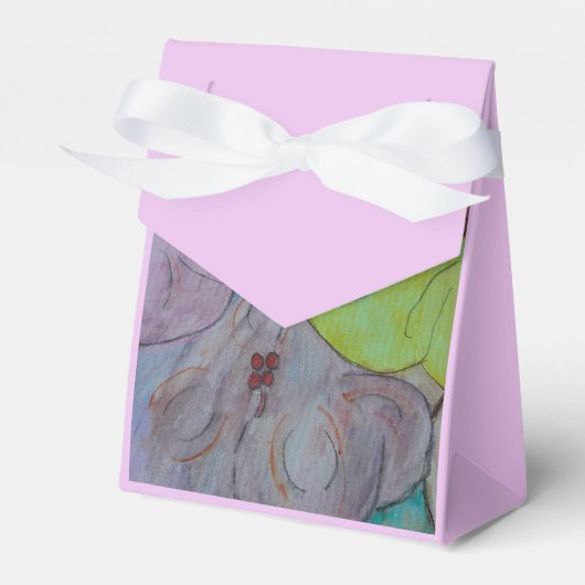 Abstracte Summer Floral Favor Box Bedankdoosjes (Voorkant Zijde)