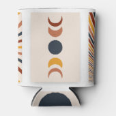 Abstracte Sun Moon Boho Posters Blikjeskoeler (Voorkant)