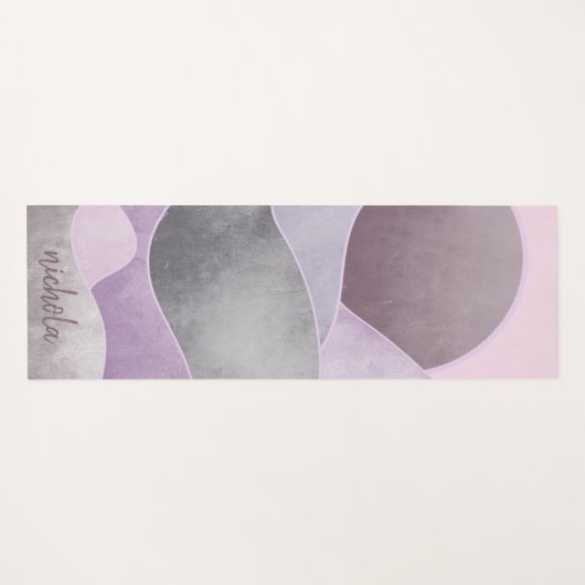 Abstracte Sun Mountains gepersonaliseerd Yogamat (Achterkant (horizontaal))