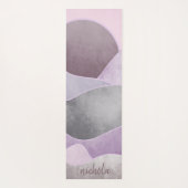Abstracte Sun Mountains gepersonaliseerd Yogamat (Achterkant)