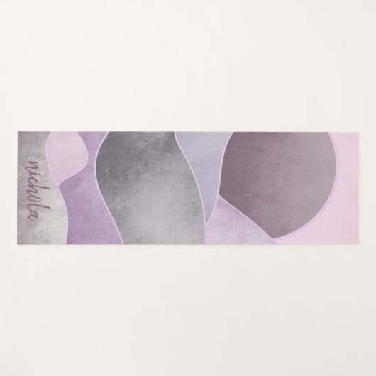 Abstracte Sun Mountains gepersonaliseerd Yogamat (Voorkant (horizontaal))