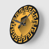 Abstracte Sun Musical Clock Unieke Ronde Klok (Hoek)