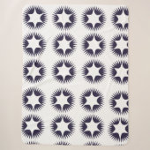 Abstracte Sunburst Pattern Blanket Sherpa Deken (Voorkant)