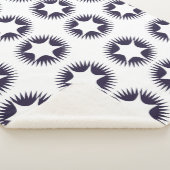 Abstracte Sunburst Pattern Blanket Sherpa Deken (3/4)