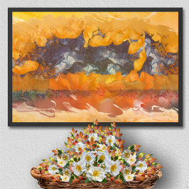 Abstracte Sunset 0612 Art Print