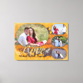 Abstracte Sunset 0612 Art van Love Canvas Afdruk (Voorkant)