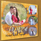 Abstracte Sunset 0612 Art van Love Canvas Afdruk