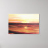 Abstracte Sunset Art Hedendaags Canvas Afdruk (Voorkant)
