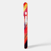 Abstracte Sunset Art Kleur iPhone Case (Achterkant / Links)