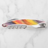 Abstracte Sunset Color Ober's Kurkentrekker (Achterkant)