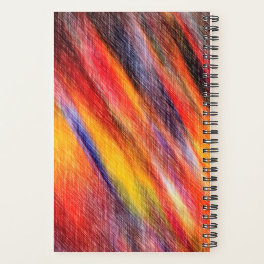 Abstracte Sunset Color Planner (Achterkant)