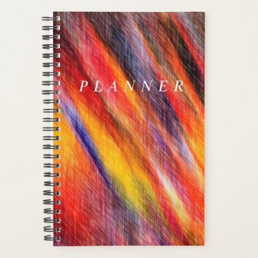 Abstracte Sunset Color Planner (Voorkant)