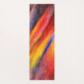 Abstracte Sunset Kleuren Yoga Mat (Achterkant)