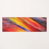 Abstracte Sunset Kleuren Yoga Mat (Voorkant (horizontaal))