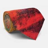 Abstracte Sunset Sky Stropdas (Opgerold)