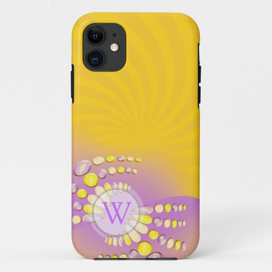 Abstracte Sunshine Swirl iPhone Case-Mate Case (Achterkant)