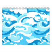 Abstracte surf golven kalender (Hoes)